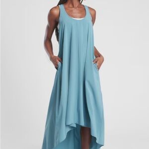 Athleta Sky Blue Presidio High Low Dress